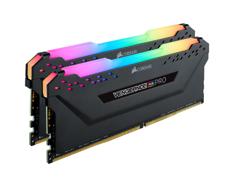 DDR4 32 GB(2X16KIT) 3200 VENGEANCE PRO BLACK RGB LED CORSAIR