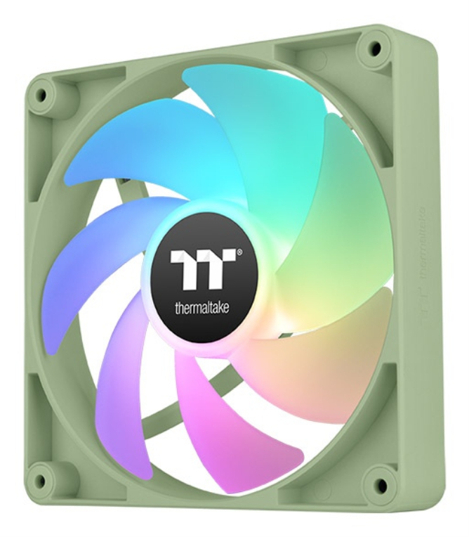 VENTILADOR CAJA THERMALTAKE CT120 ARGB 2XVENT VERDE MATCHA