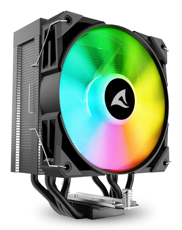 VENTILADOR CPU SHARKOON A50 RGB 120MM NEGRO