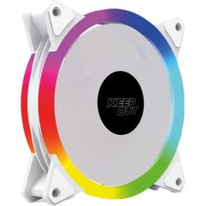VENTILADOR INTERNO KEEP OUT XFC-120SR ARGB 120mm 4 PIN PWM COLOR BLANCO