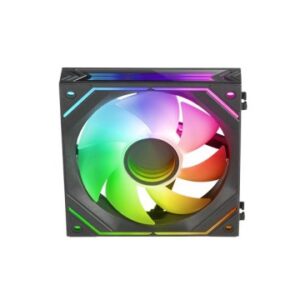 VENTILADOR INTERNO ARG DINAMICO MARS GAMING MF-LINKFINITY BLACK MODULARES PWM 120mm 360º VENTILADOR