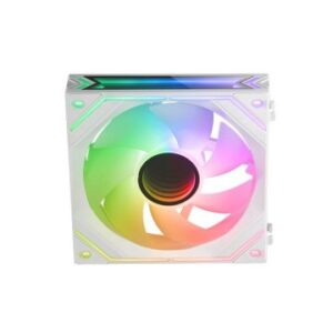 VENTILADOR INTERNO ARG DINAMICO MARS GAMING MF-LINKFINITY WHITE MODULARES PWM 120mm 360º VENTILADOR