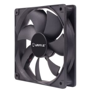 VENTILADOR INTERNO UNYKA 120mm COLOR NEGRO 7 ASPAS