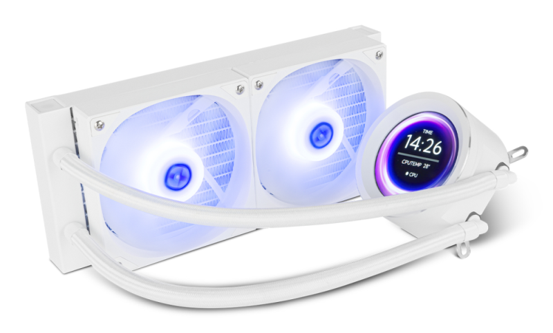 VENTILADOR NOX REFRIGERACION LIQUIDA HUMMER X-240 120MM BLANCO