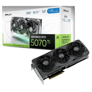 VGA PNY GEFORCE RTX 5070 TI PLUS OC 16GB GDDR7 256BIT CUDA 8960 3xDP 1xHDMI  300W TRIPLE FAN
