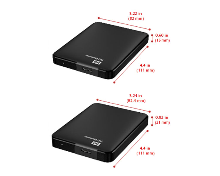 HDD EXTERNO WD 2.5 1 TB 3.0 ELEMENTS BLACK